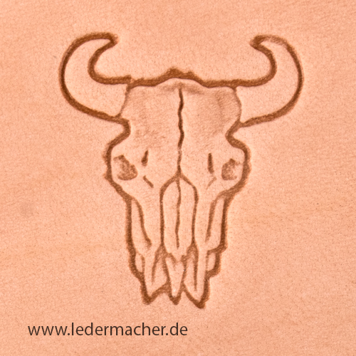 Stempelaufsatz Bullenschädel