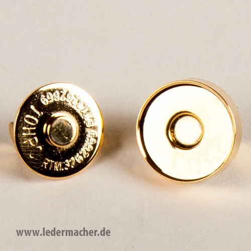 Magnetverschluß - goldfarben - 20 mm