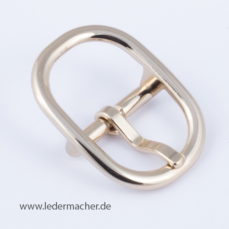 Schnalle 20 mm - light gold
