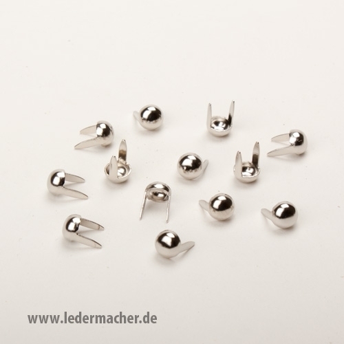 30 Roundspots 6 mm messingfarben