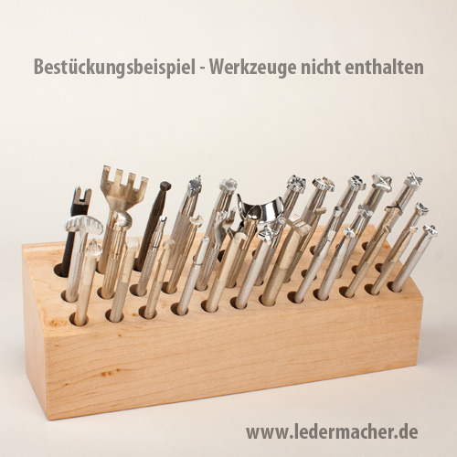 Craft Japan - Punziereisenständer aus Holz Craft Japan - Punziereisenständer aus Holz