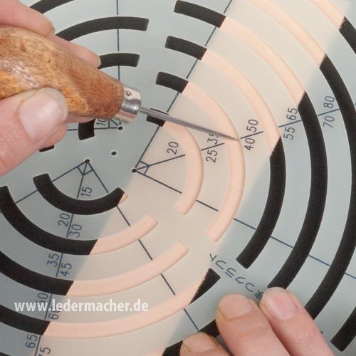 japanische Schablone für Gürtelspitzen 10 mm - 110 japanische Schablone für Gürtelspitzen 10 mm - 110
