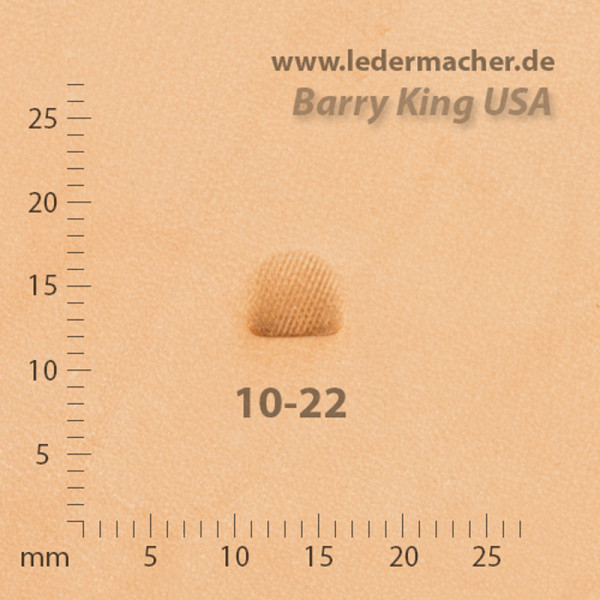 Barry King USA Beveler checkered 15 Grad Size 2