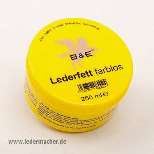 B&E Lederfett, farblos, 250 ml
