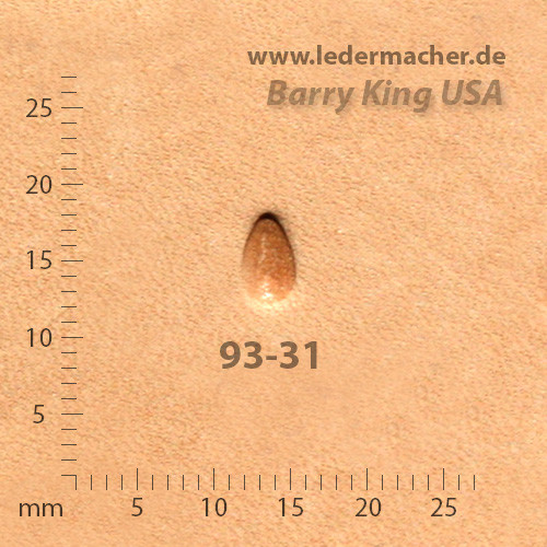 Barry King USA - Pear Shader glatt - Size 1