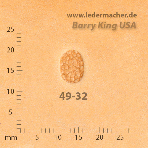 Barry King USA - Pebble Grounder Oval - Size 2