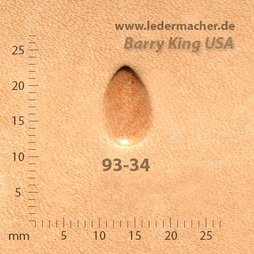 Barry King USA - Pear Shader glatt - Size 4