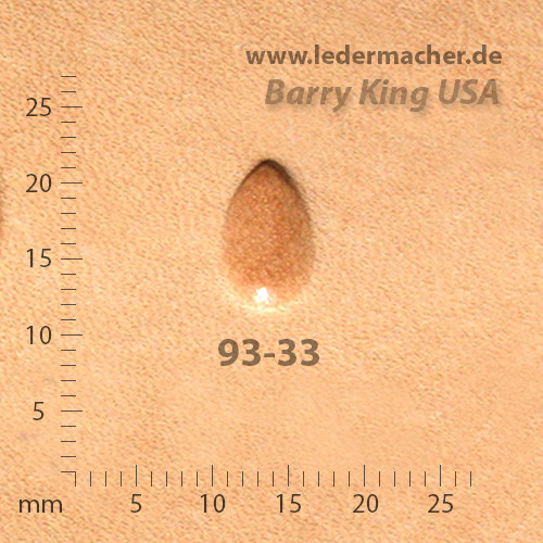 Barry King USA - Pear Shader glatt - Size 3