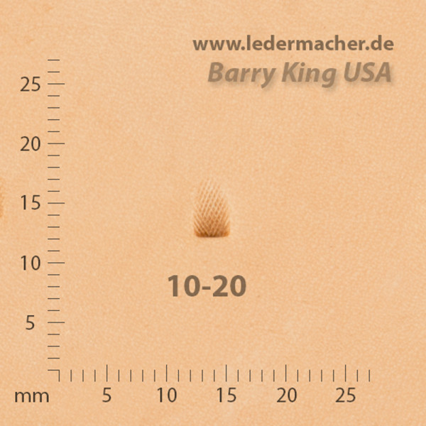 Barry King USA Beveler checkered 15 Grad Size 0