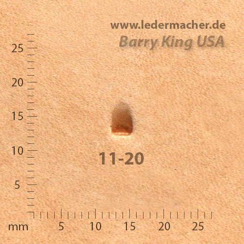 Barry King USA Beveler glatt 15 Grad Size 0