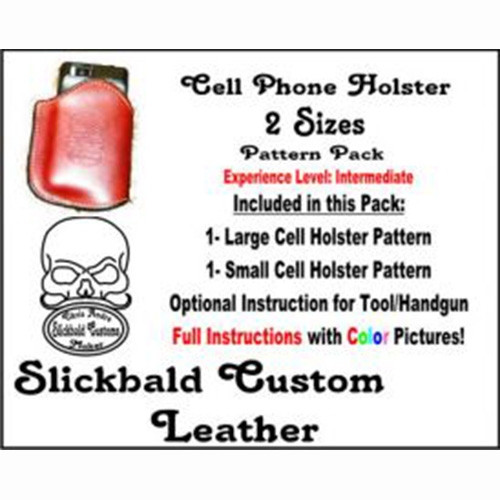 Slickbald Customs Pattern - Cell Phone Holster - 3 - 2 Slot Holster Master Pack