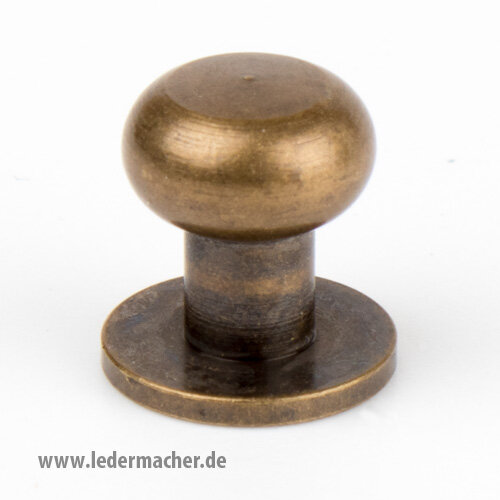 Kopfschraubniete 8 mm antikmessing
