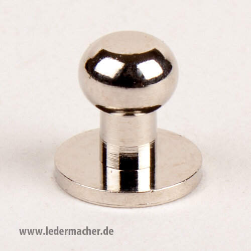 Kopfschraubniete 6 mm silberfarben